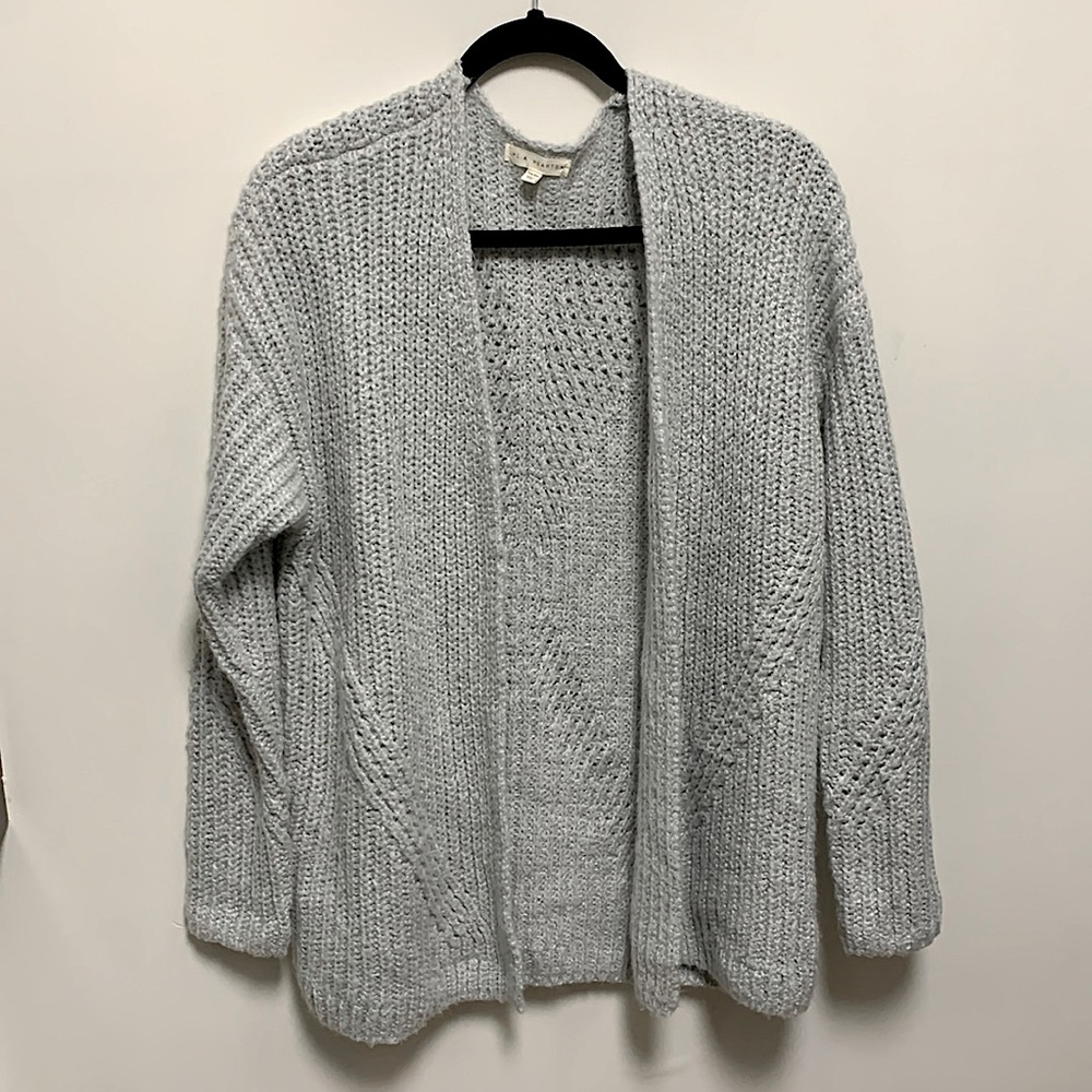 LA Hearts - Light Grey Knit Cardigan